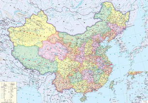 中国大地图
